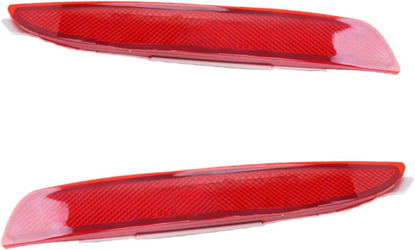 2PCS Rear Bumper Bar Light Reflectors Suitable for Mazda 3 BL 2009-2013 LH Left+Rh Right image number 1