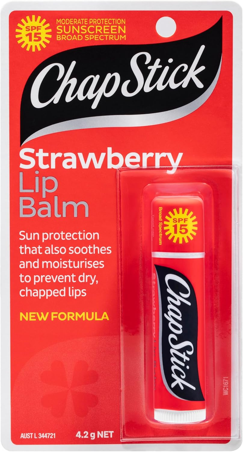 Chapstick Strawberry SPF15 Lip Balm image number 2