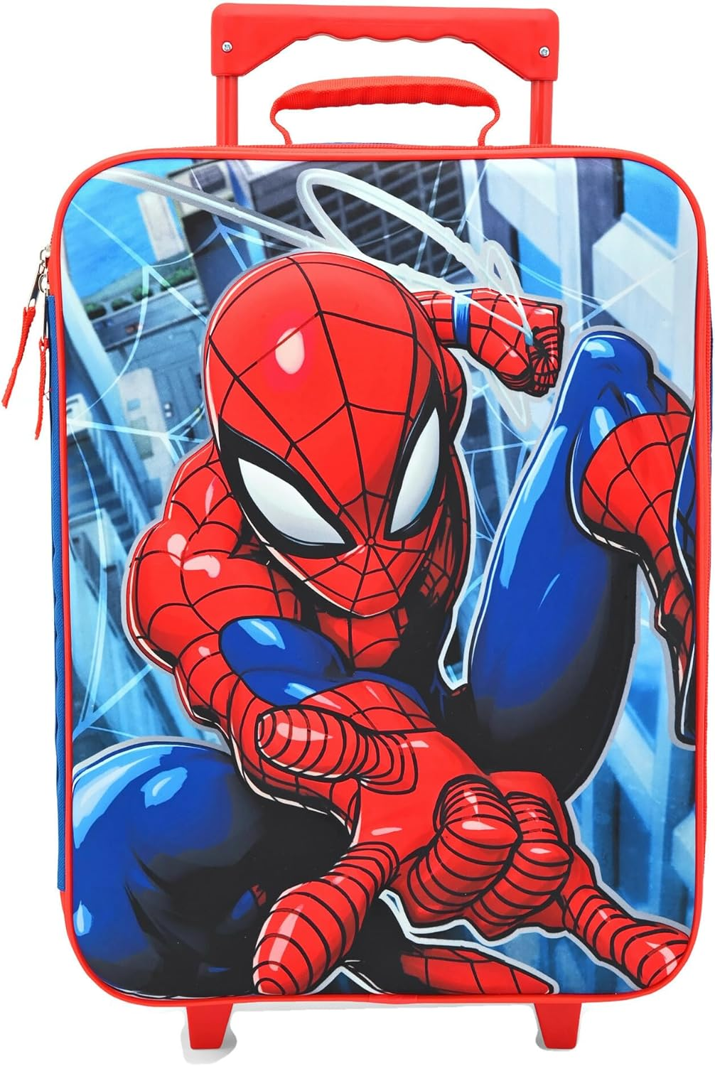 Fast Forward Spiderman Boys 16" Soft Luggage - Cute & Durable Carry-On Suitcase for Travel 16X12X5, Spiderman 16", Soft Luggage, 16" Soft Luggage image number 3