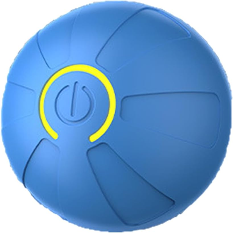 Js' Funlab Smart Bouncing Ball, Smart Interactive Ball Toys for Dog, Smart Moving Ball, Moving Bouncing Ball Pet Toy, Rolling Dog Toys for Biting, Exercise, Training (Orange)