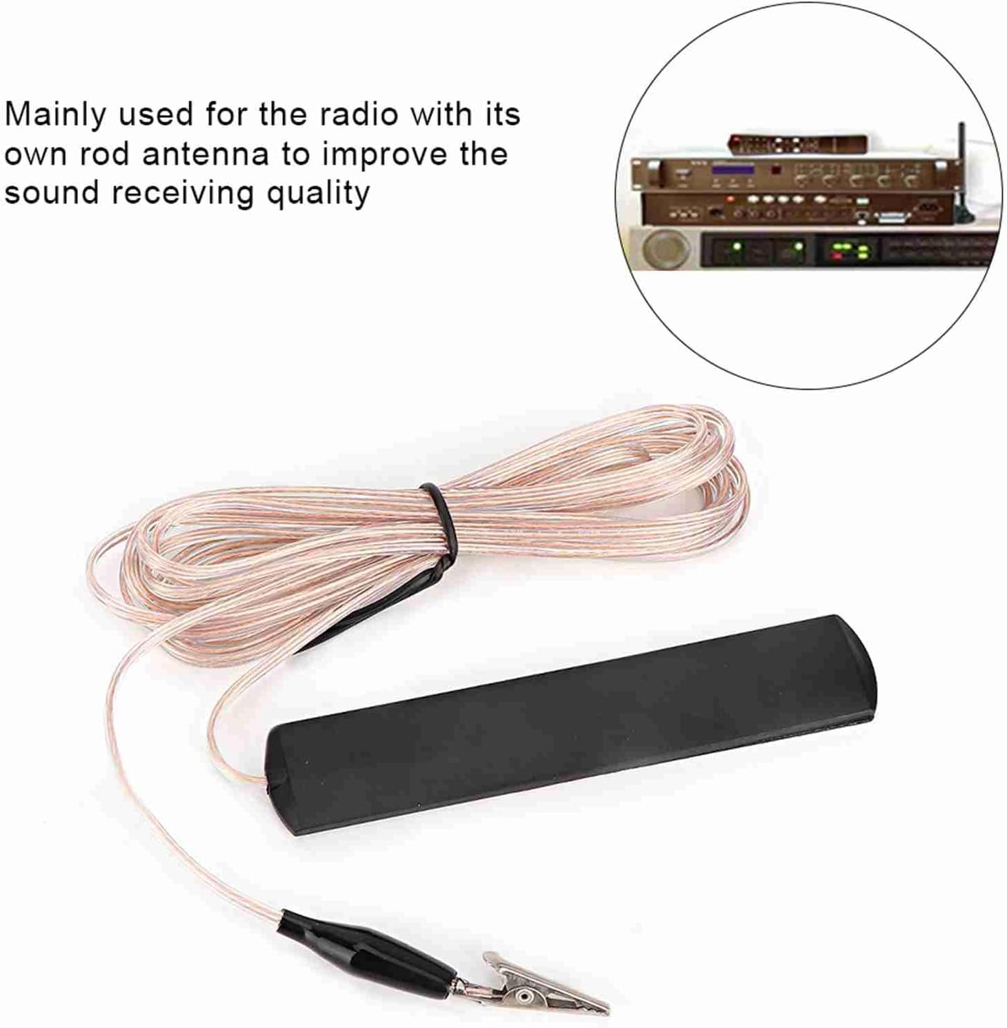 CHICIRIS Radio Antenna, Indoor Radio Aerial Professional Wire Antenna for Enhanced Sound Quality, Suitable for Home Radio AV Power Amplifier image number 4