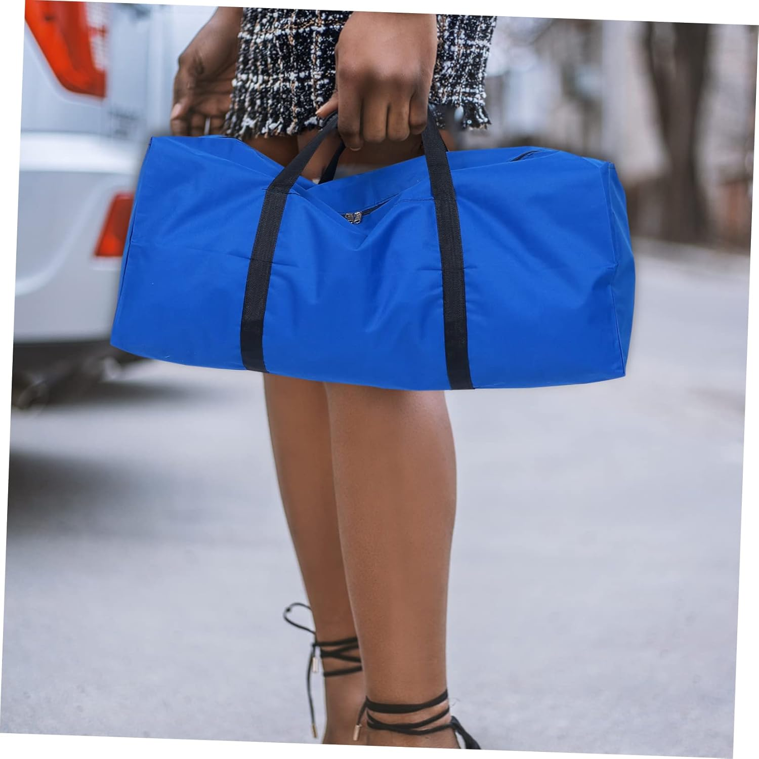 TOVINANNA Camping Storage Container Oxford Cloth Heavy Duty Zippered Bag for Tent Accessories Inflatable Boat and Kayak Easy Carrying Case for Outdoor Camping and Travel image number 2