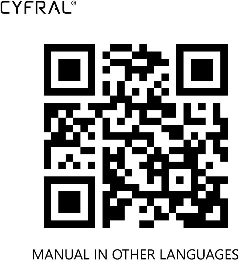 Cyfral 5902768850789 Smart5P Smart 5P Home Phone 4 plus N 4 5 6 Wire System White