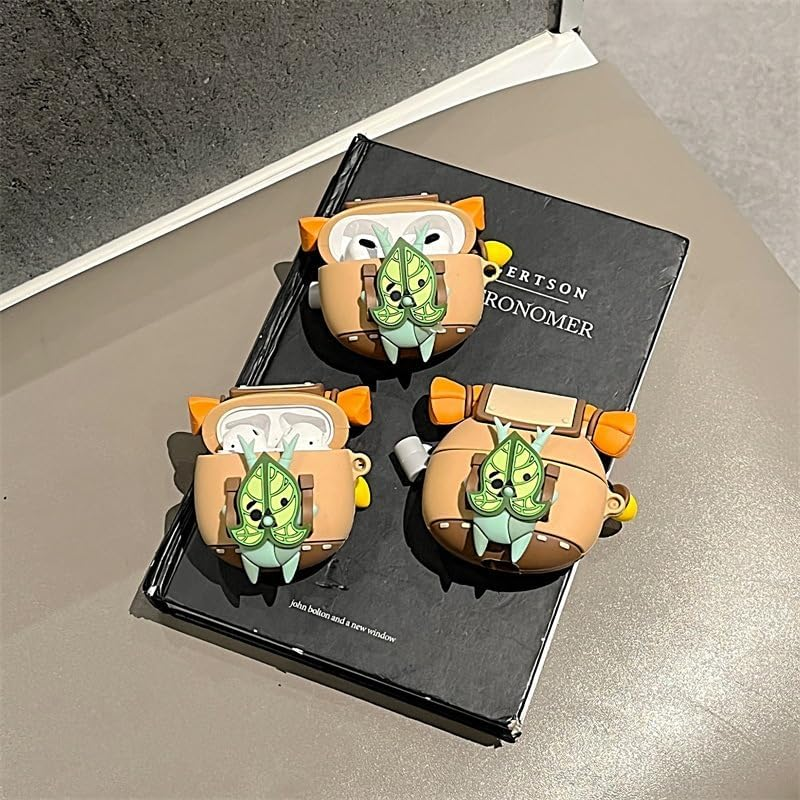 For Airpods Pro 3 Case Cover,3D Cute Anime Cartoon Yahaha Protective Silicone Skin Cover for Airpods Pro 3,With Keychain & Cleaner Kit image number 3