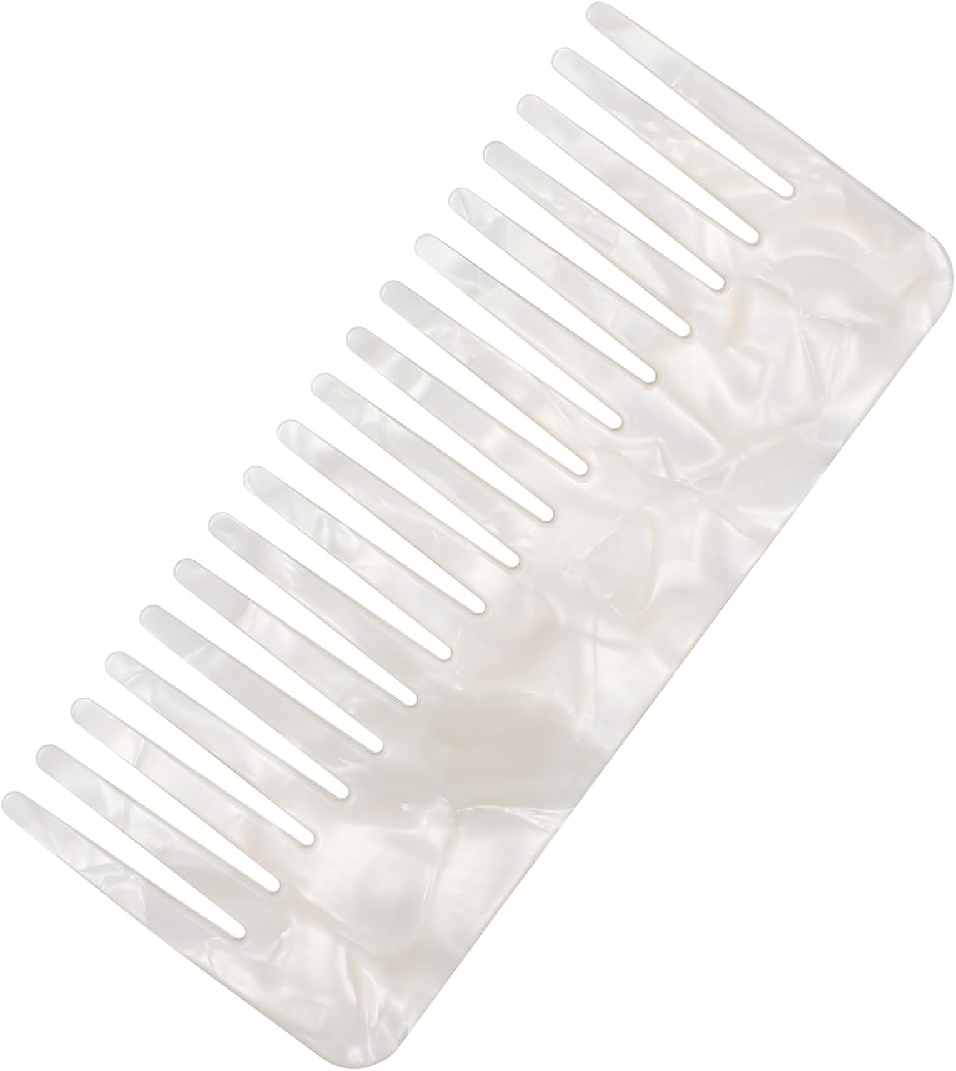 AUTSUPPL Hair Detangler Comb Rifua Wide Tooth Brush Shower Hair Comb for Wet Dry image number 4
