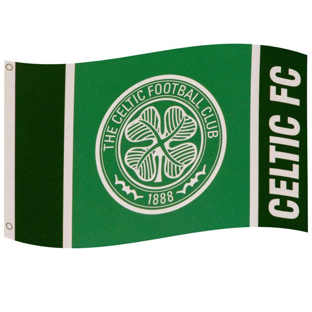 Celtic FC Wordmark Crest Flag 5 X 3 image number 2