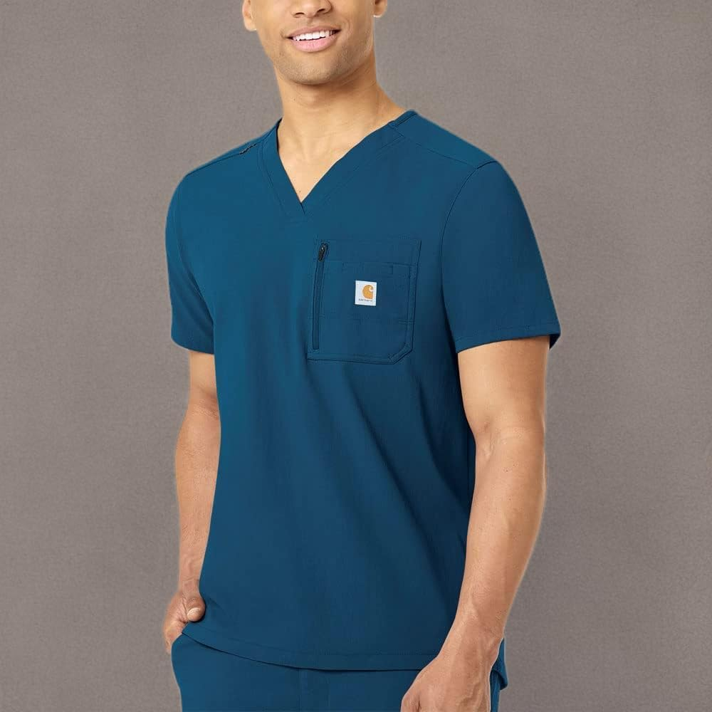 Carhartt Medical Men'S Modern Fit Tuck-In Scrub Top image number 4