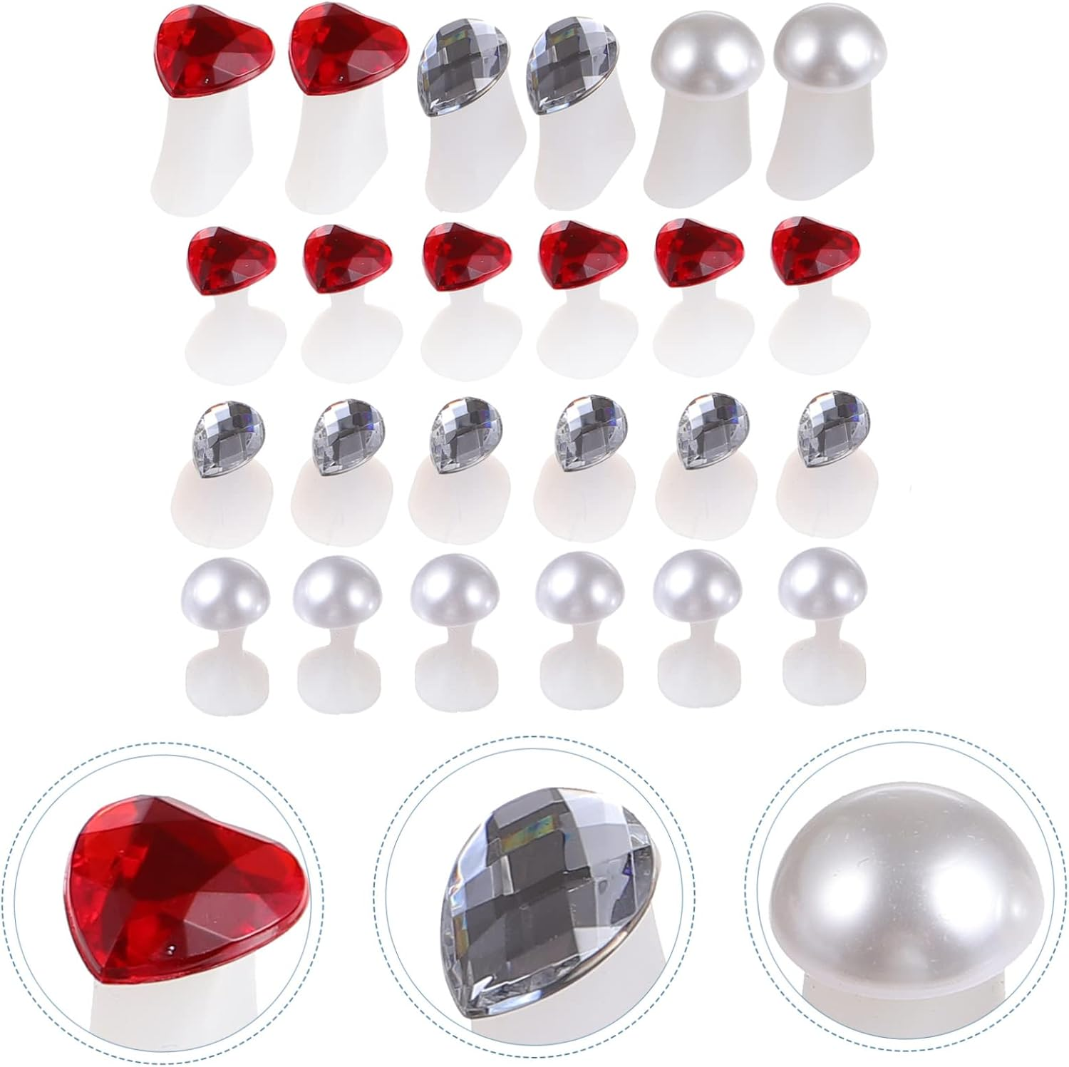 HAPINARY Silicone Toe Separators for Pedicure Nail Art Soft Toe Protectors Bunion Relief Corns Calluses Care Pentagram Design Suitable for Women and Home Salon Use image number 2