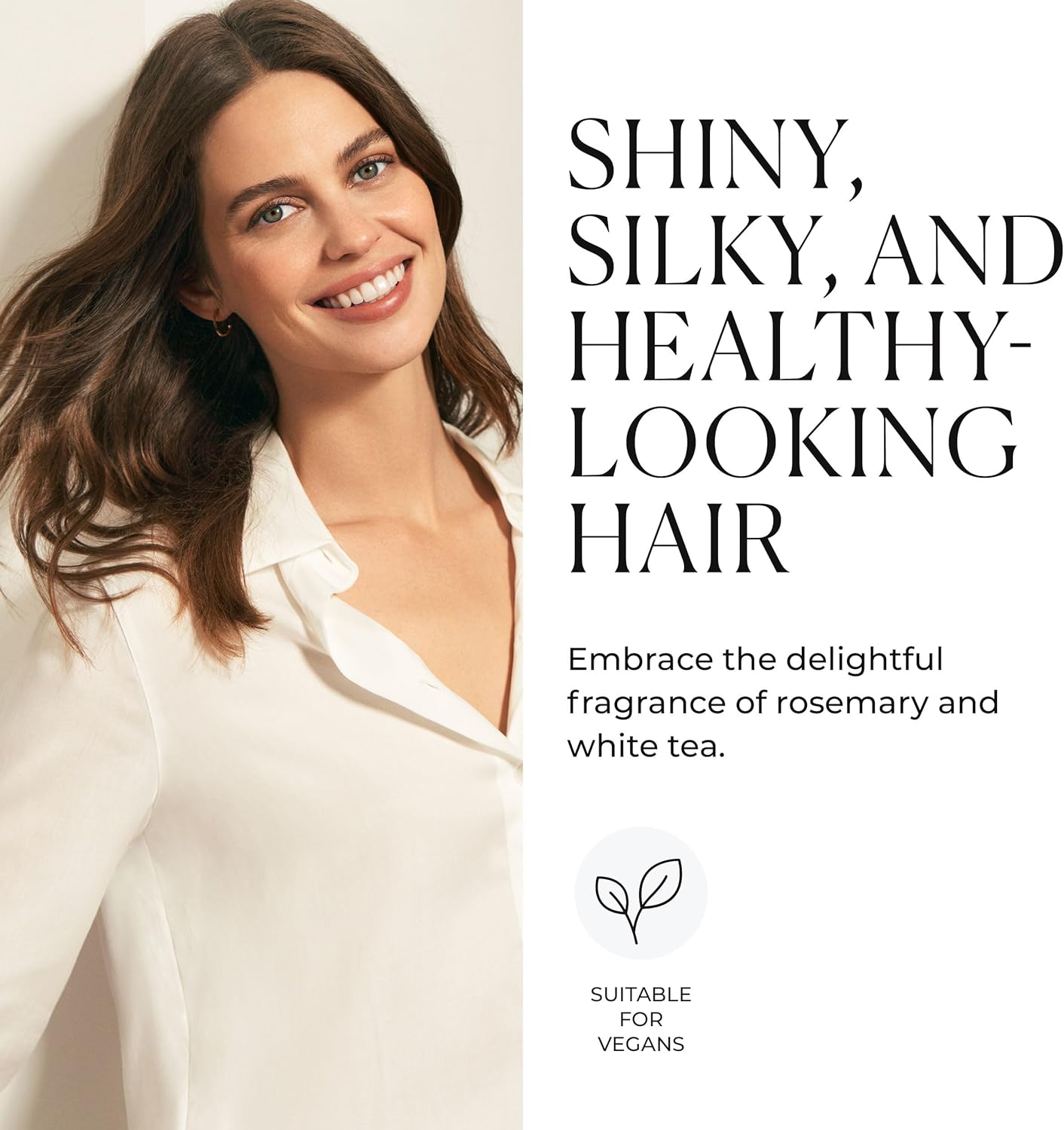 Natura Biss&eacute; Repairing Shampoo, Hydrating & Repairing Shampoo, Rosemary & White Tea Scent, for All Hair Types, 10 Oz image number 3