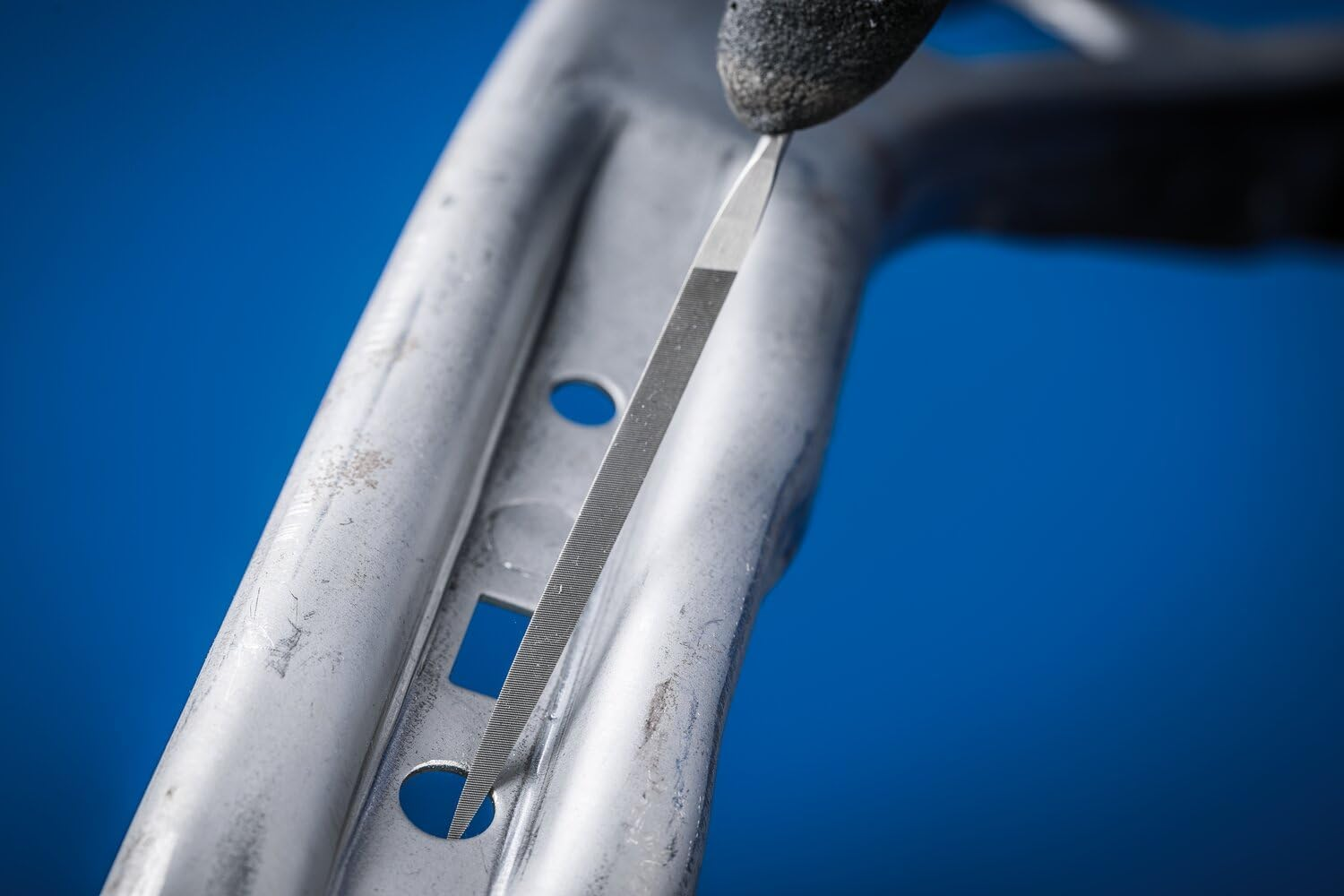 PFERD Needle File Set, 6 Pieces, Swiss Cut 1, 160 Mm, 11260162 - for Medium Precision Machining of Smallest Surfaces, Openings, Geometries, Profiles, Radii