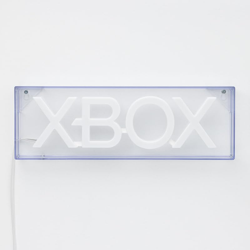 Xbox Logo LED Neon Light - Officially Licensed Free Standing or Wall Mountable Light Sign - Game Room Accessories & Decor for Gamers | Paladone image number 4
