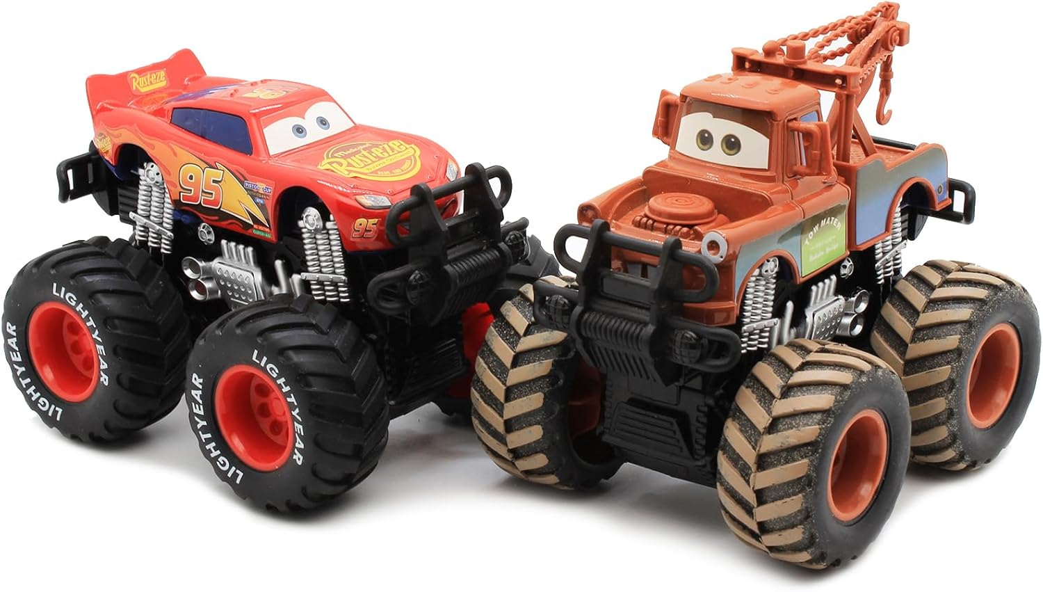 Car 3 Toys, Movie Car, Tow Mater Toys, Birthday Gifts for Kids (2 PCS) image number 3