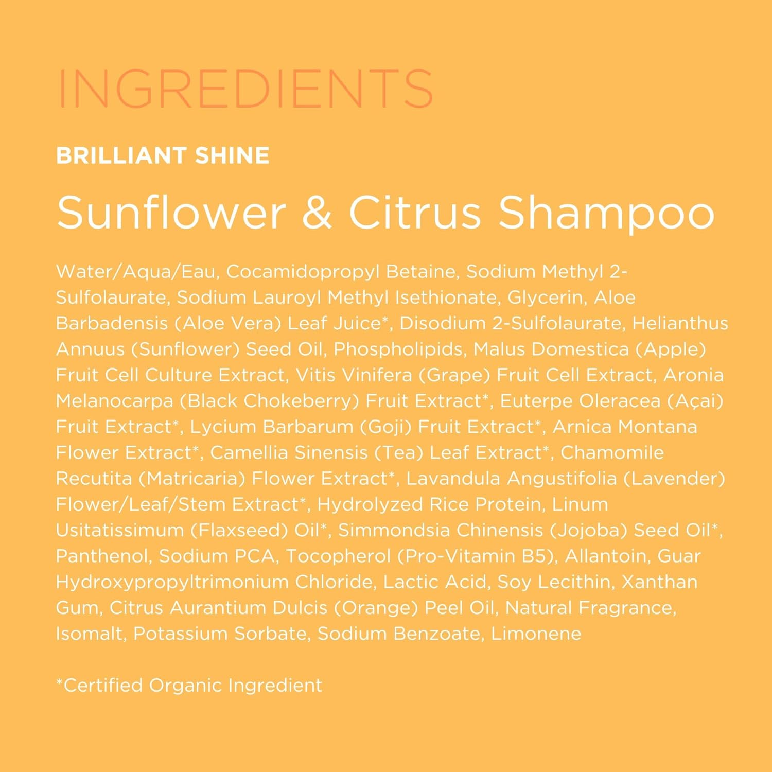 Andalou Naturals Sunflower & Citrus Brilliant Shine Shampoo, 11.5 Ounce image number 5
