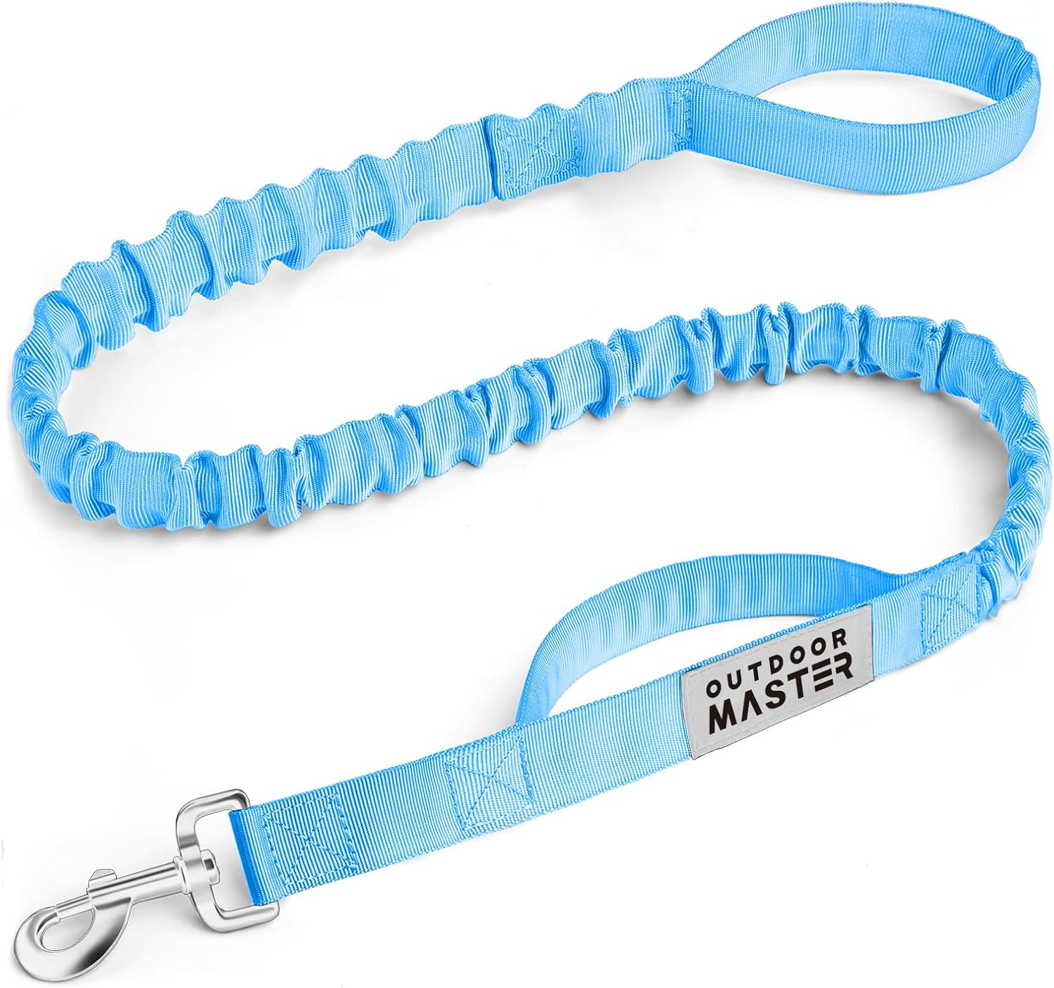 Outdoormaster Bungee Dog Leash (Blue, 4 FT)