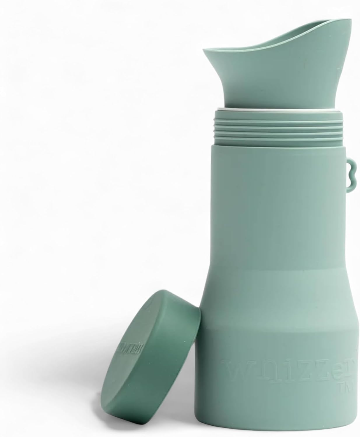 Whizzer&trade; - Discreet Portable Toilet for Adults - Seen on Dragons Den - Travel Essentials for Festivals, Camping, Caravans & Travel - Silicone Pee Bottle for Men & Women - Portable & Leakproof - 500Ml