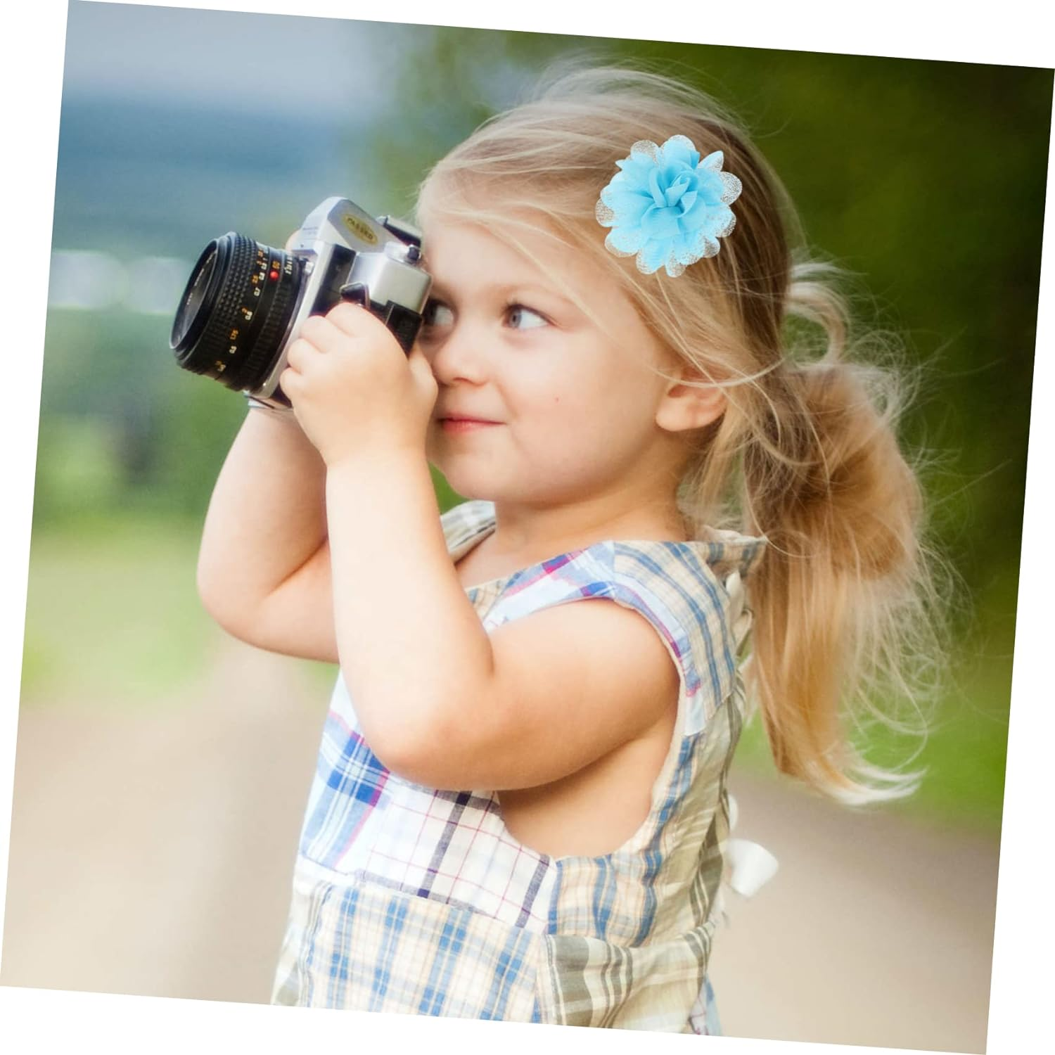 KALLORY 40Pcs Diy Headdress Hair Accessories Hair Clip Boys and Girls Floral Hairpin Girls Accessories Colors image number 6