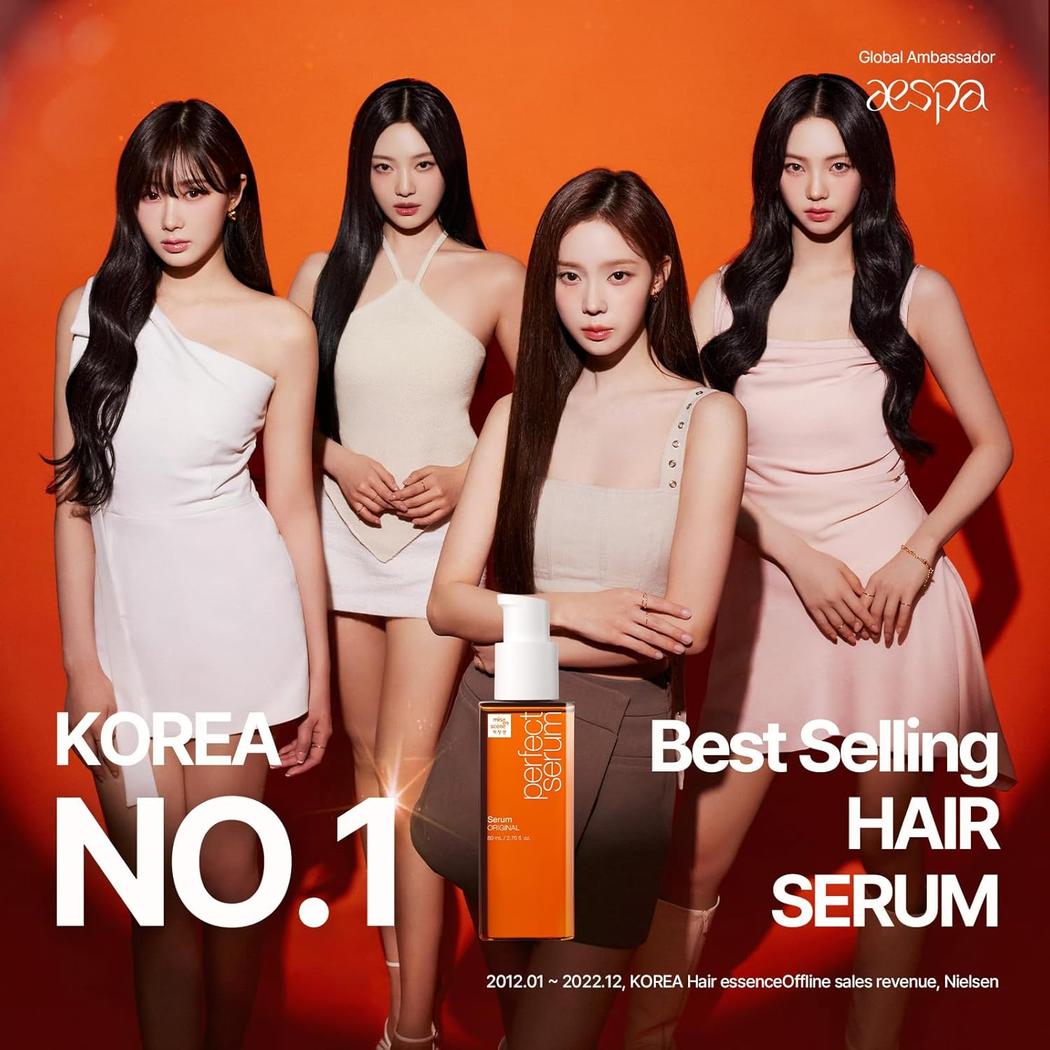 Mise En Scene Perfect Serum Original - Hair Oil for Frizzy & Dry Hair, Hydration and Nutrition Hair Essence for Damage Care, Korean Hair Care Product, Korean Hair Serum 2.71 Fl. Oz. image number 6