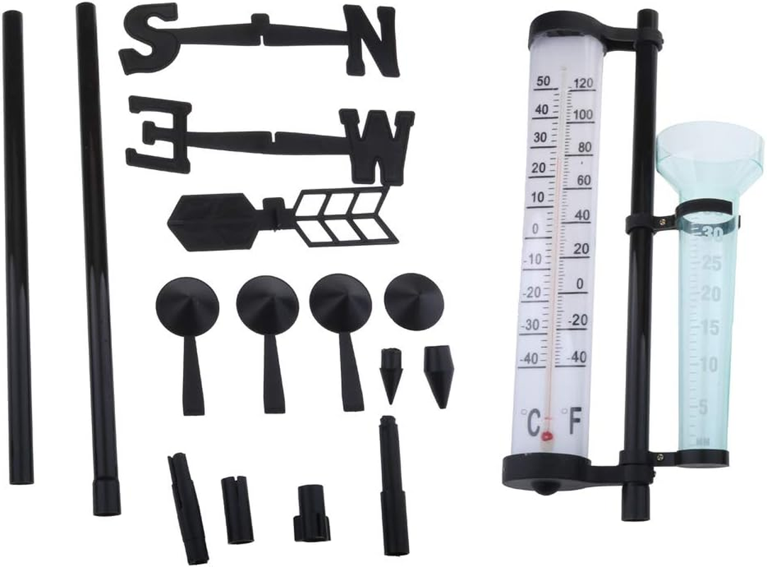 Meteorological Instruments Rain Thermometers Weather 3 in 1 image number 2