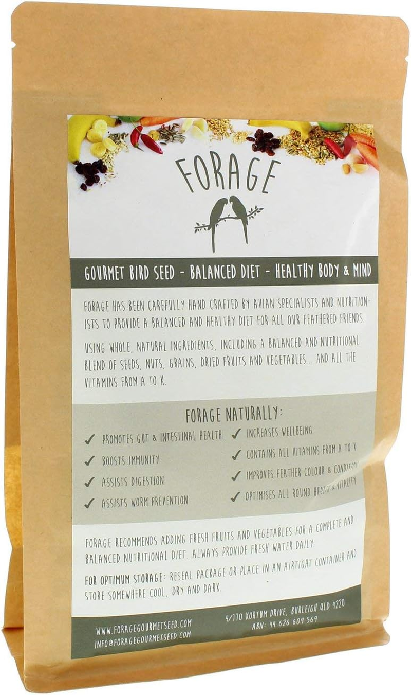 Forage Cockatoo, Galah & Corella 500G Bird Food Mix Millet Seed Australian Made image number 5