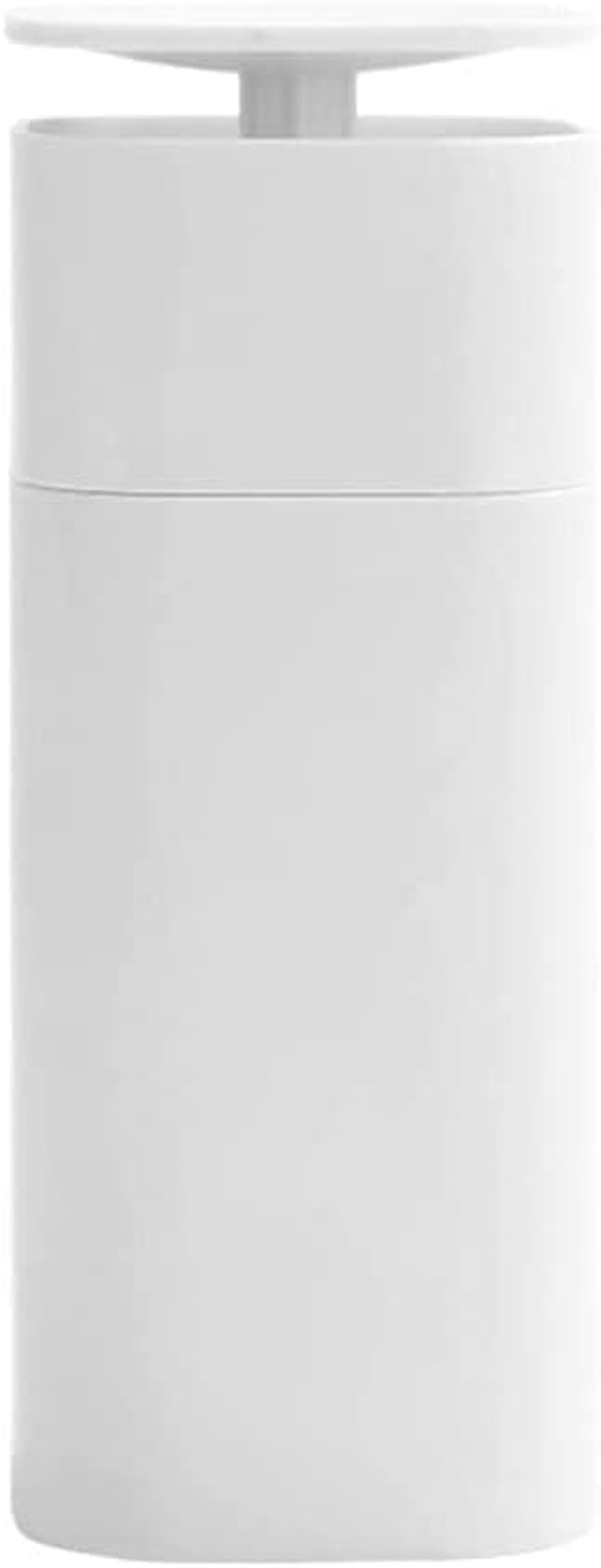 Empty Pump Dispenser Bottle, Push down Liquid Pumping Empty Bottle Dispenser for Makeup Remover and Nail Polish Qzjijosen (White)