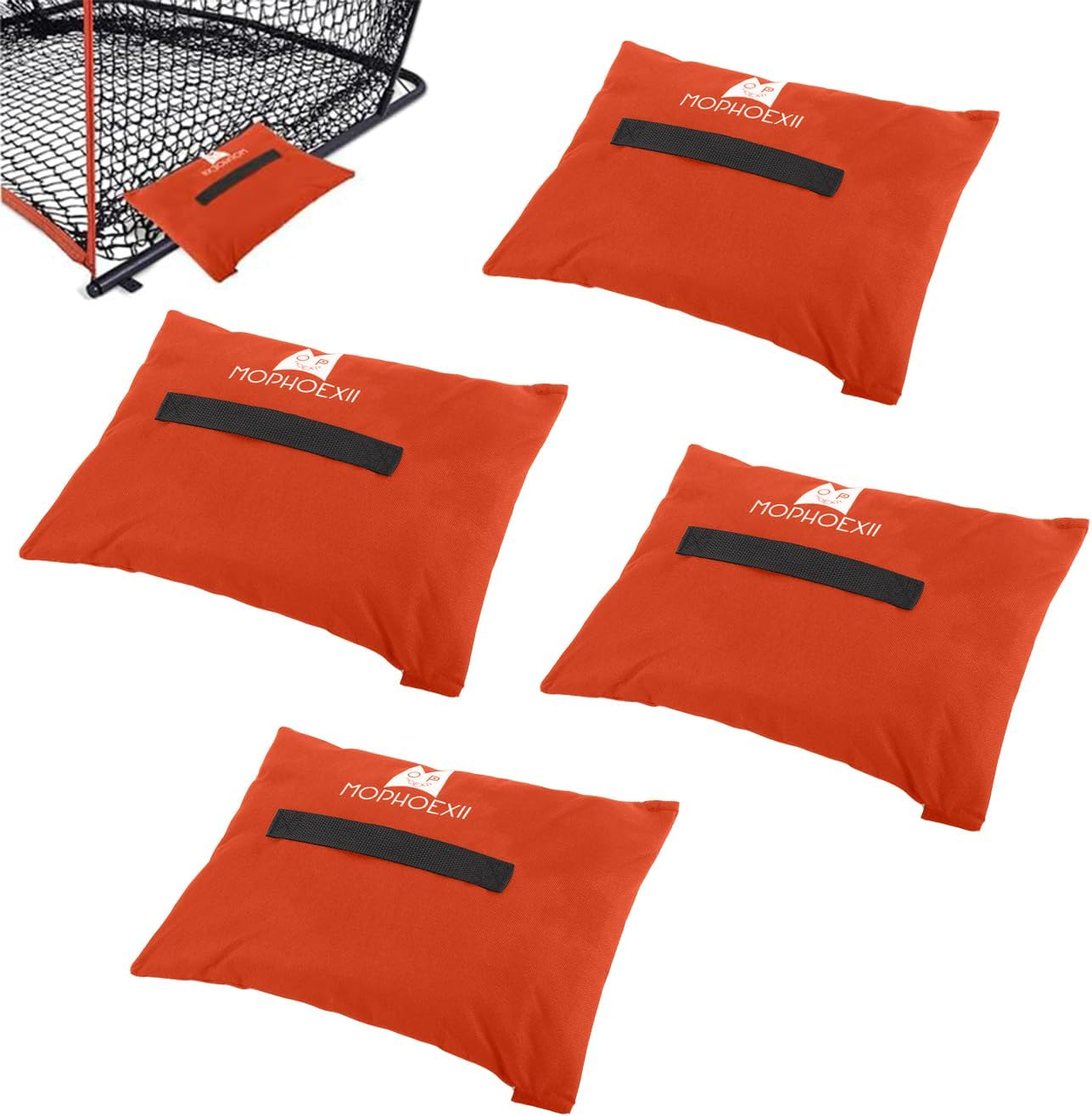 MOPHOEXII Sports Net Sandbags,All Sport Sandbags for Baseball Nets, Soccer Goals, Golf Nets, Football Nets, Hockey Nets,Weighted Anchor Bags