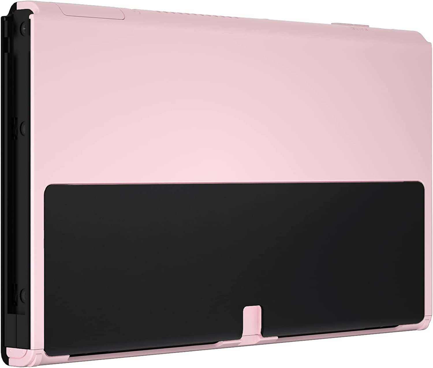 Extremerate Chameleon Purple Blue Soft Touch Console Back Plate DIY Replacement Housing Shell Case for Nintendo Switch OLED Console &ndash; Joycon Shell & Kickstand NOT Included