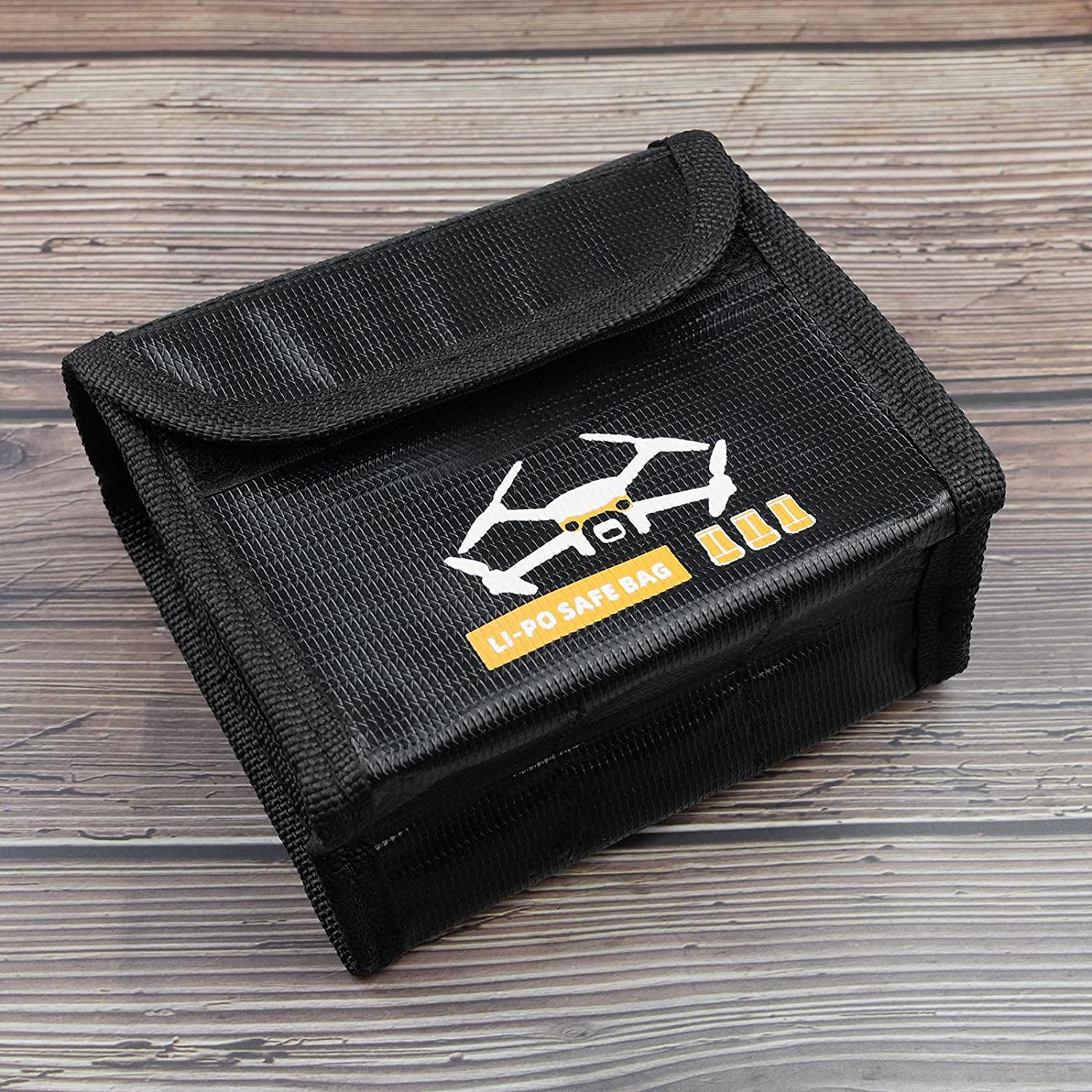 Ecsing Battery Explosion-Proof Safety Bag Compatible with Mini 3 Pro Drone Battery Safety Charging Storage Bag Replacement 121X95X63Mm L Size image number 5