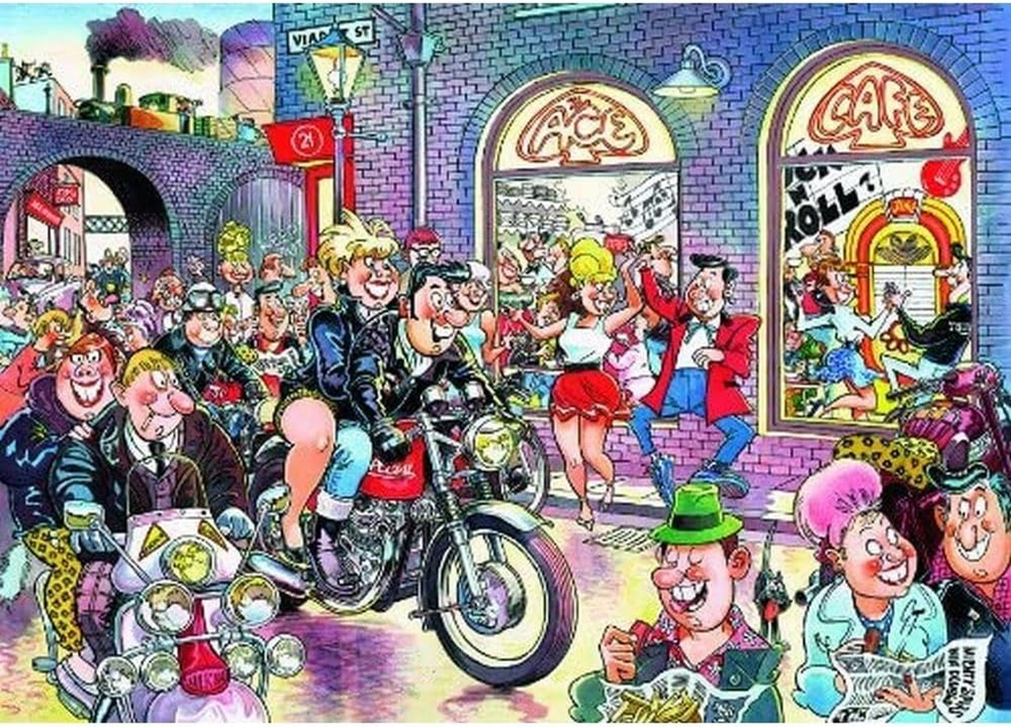 Jumbo Wasgij Retro Destiny 7 Rock around the Clock Jigsaw Puzzle (1000 Pieces) image number 4