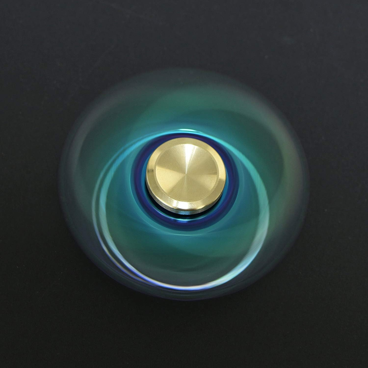Mtele EDC Hand Spinner Metal Fidget ADHD Focus Toy Ultra Durable High Speed Anxiety Relief Toys,Rainbow Color image number 4
