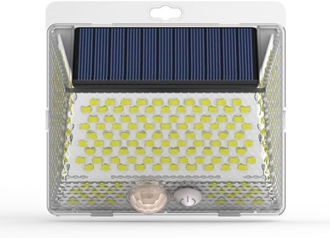 GHOST MONKEY Solar Lights Outdoor, 206 LED Solar Motion Sensor Light with 3 Modes & 270&deg; Wide Angle,Ip65 Waterproof, Solar Security Lights for Garden Pathway Porch Driveway Fence (1 Pack) image number 2