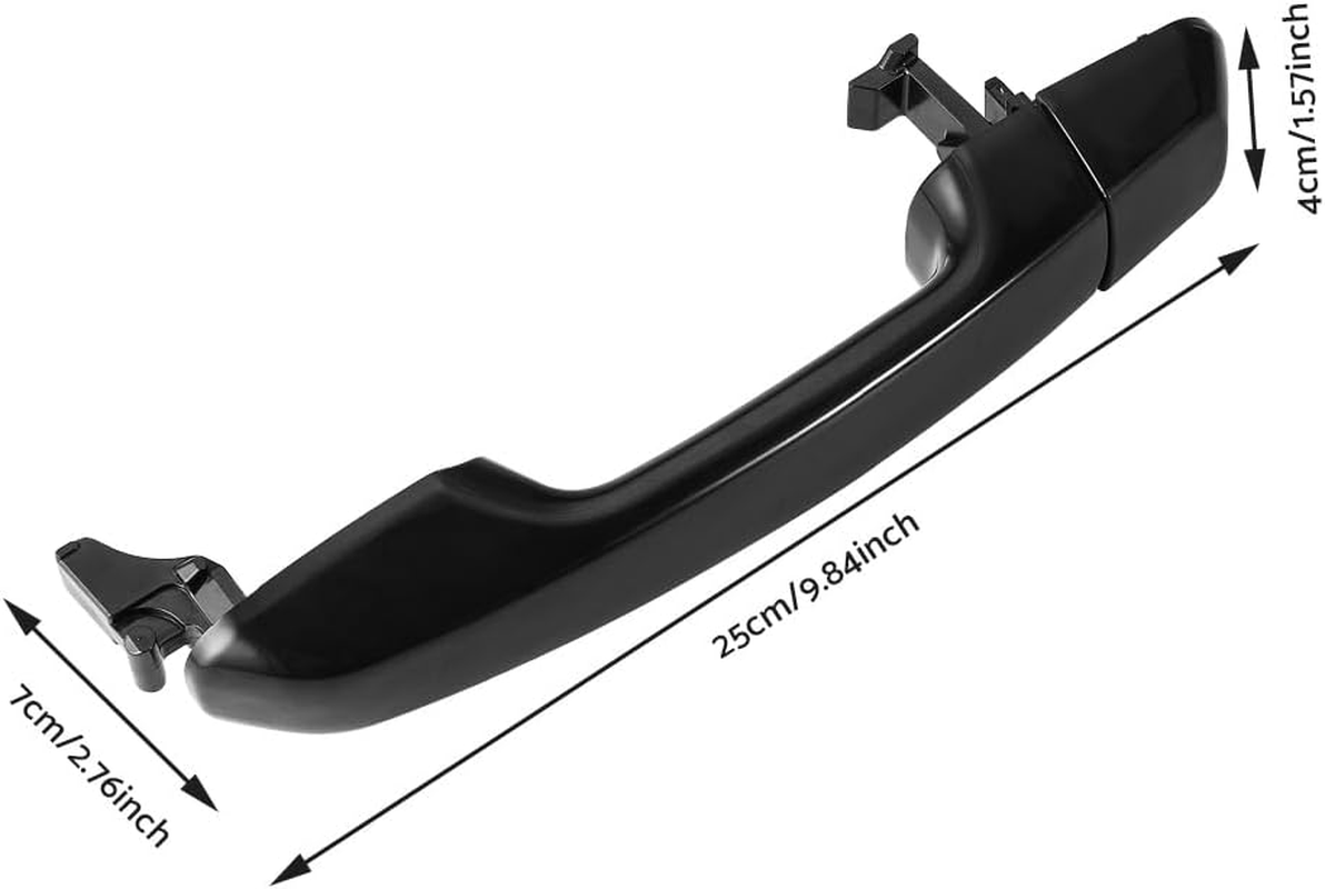 MAX COOL Outer Door Handle Front + Rear LH RH Suitable for Toyota Prado J150 Series 2009-2020 image number 3