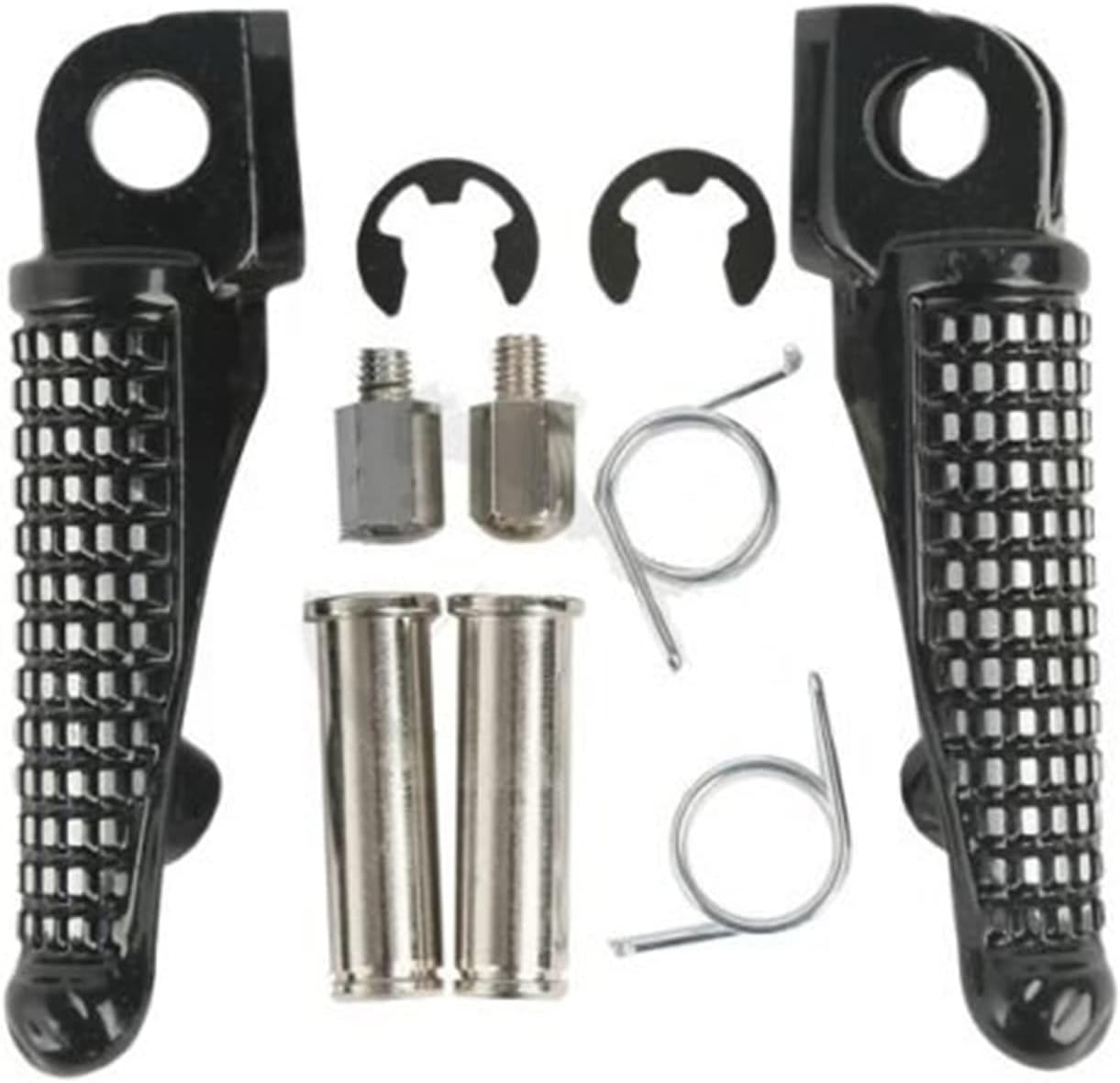 Motorcycle Front Footrest Foot Pegs Rests Pedals for Kawasaki ZX-6R 10R 9R Z1000 Z750 ZX636 ER6N ER6F Accessories