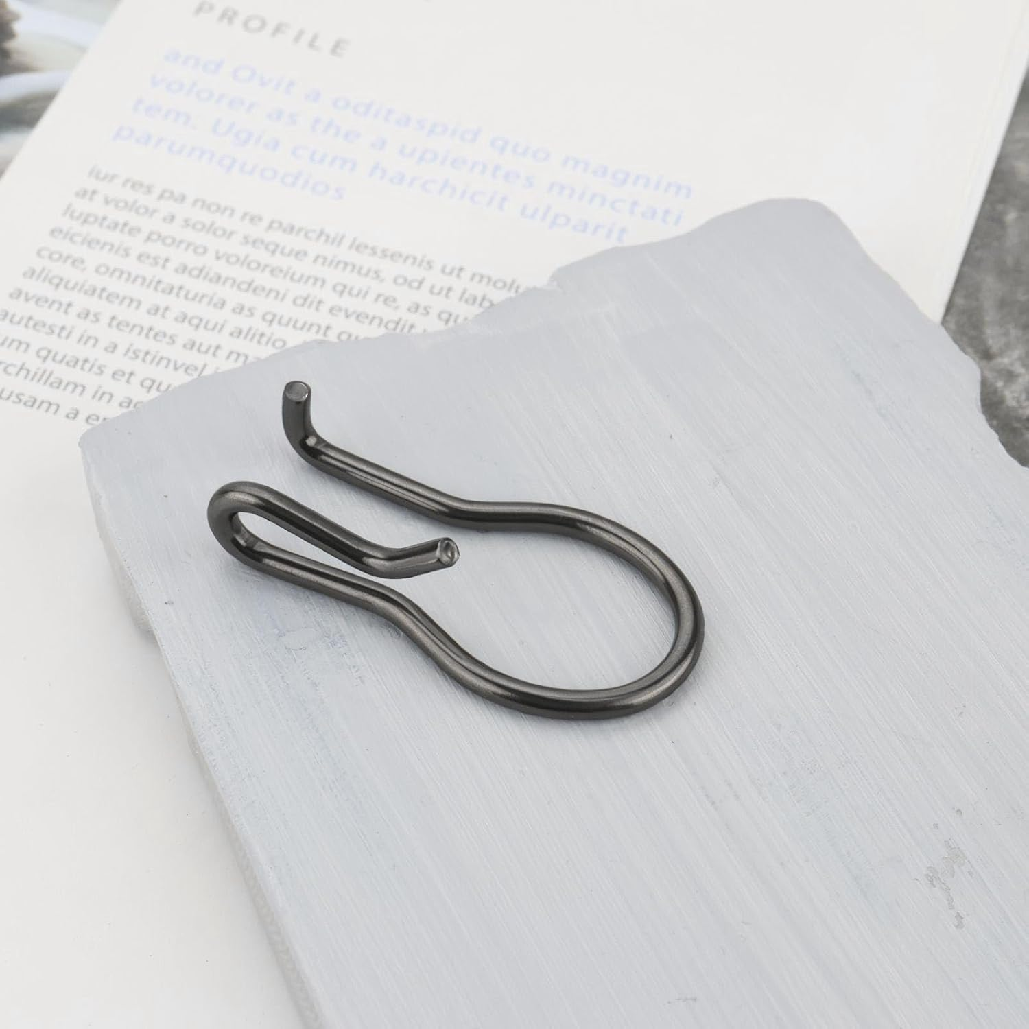 Ecsing 2Pcs Electronic Exhaust Flap Control Valve Actuator Clip Spring Fixed Bow Clamp 18307620323 Compatible with BMW 2/3 Series X5 X6 I8 image number 1