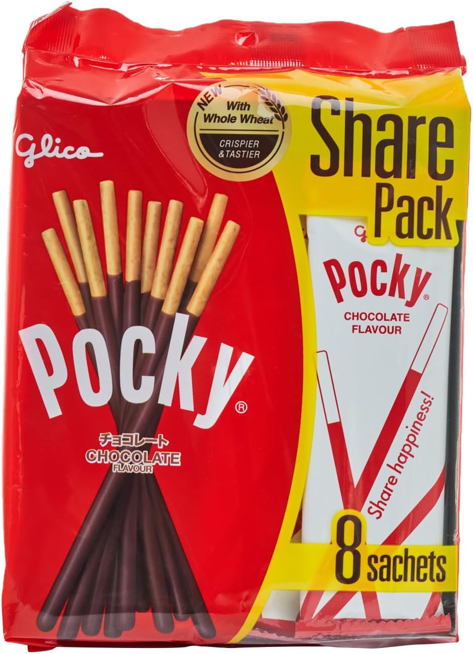 Glico Pocky Value Pack Chocolate Flavour 22G 8 Sachets image number 4