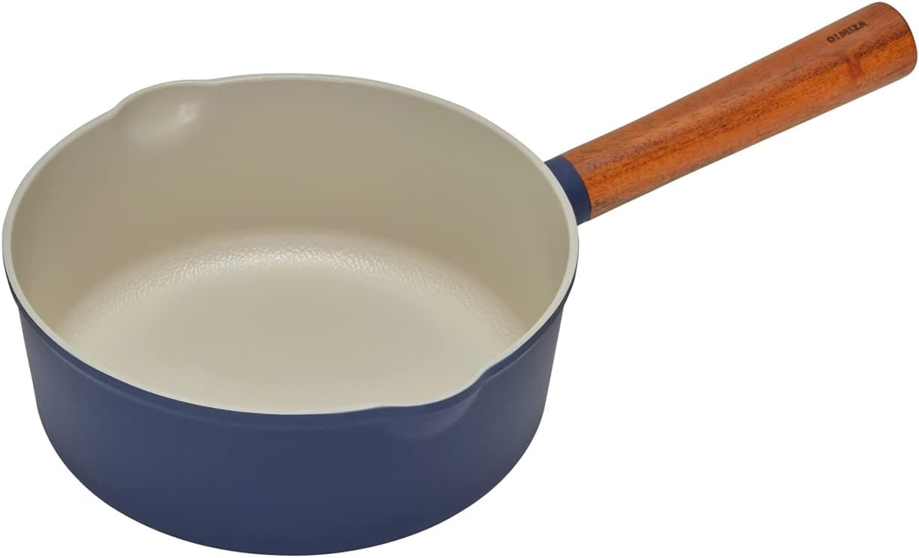 Dr. House Omiza Multi-Pan, Deep Fry Pan, 7.9 Inches (20 Cm), Multi Pot, Ceramic Coating, Snow Flat Pan (Green)