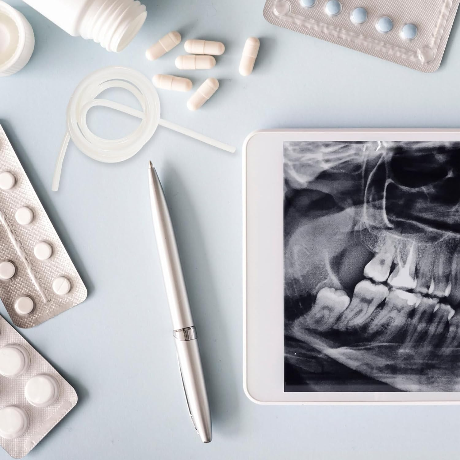 SHINYPASING 2Pcs Water Flosser Hose Replacement for Wp- Oral Irrigators Tubing with Improved Flexibility Easy Install Dental Irrigator Parts for Deep Cleaning and Enhanced Gum Care