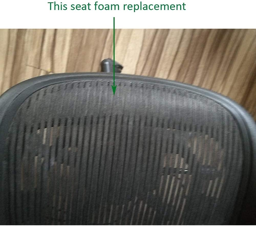Seat Pad Foam Insert Replacement for Herman Miller Classic Aeron Office Chair a B C Size (Black, A/B) image number 5