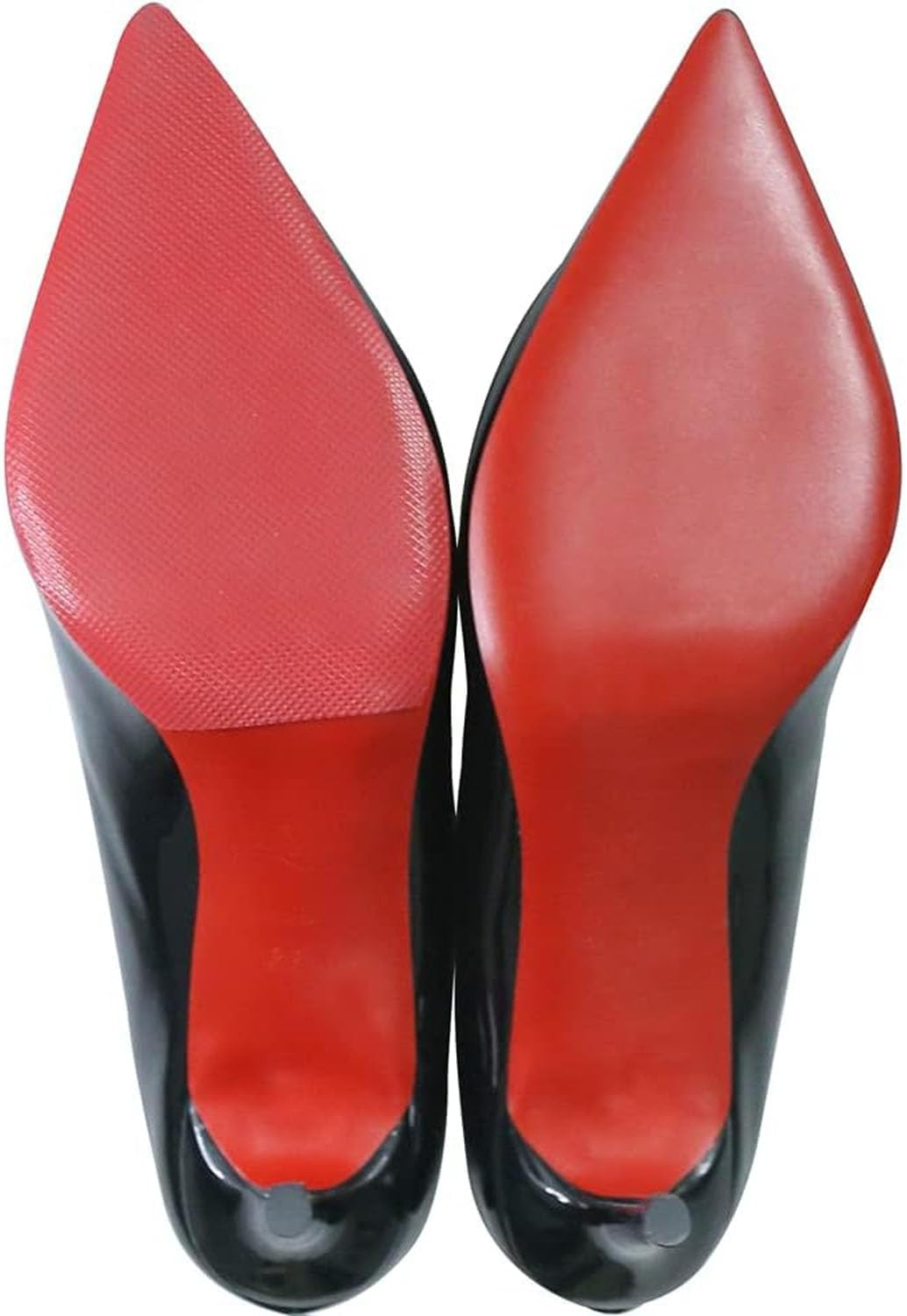 4 Pack Non-Slip Shoe Bottom Protector,Shoe Gummies on Bottom for High-Heels Leather Shoes,Grip Pads,Shoes Cover Bottoms for Women (Red) image number 1