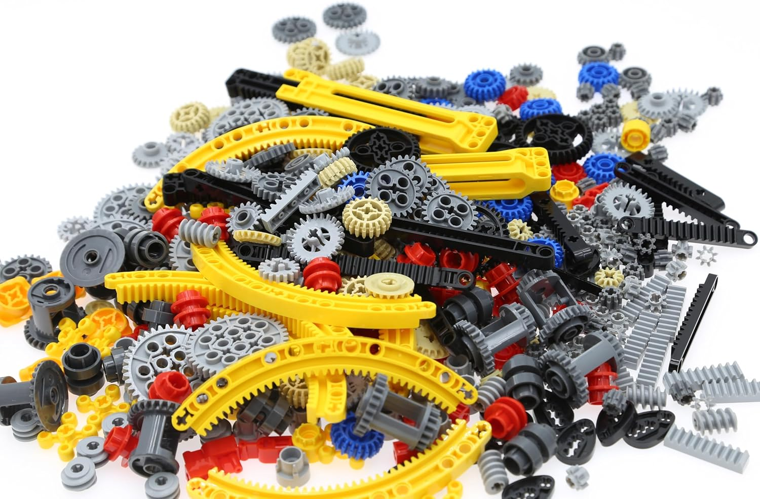 Technic Parts for  Kits, 466 Pieces Car Gear Axle Pin Chain Link Tire Wheels Building Blocks Set - Compatible with Major Brands image number 2