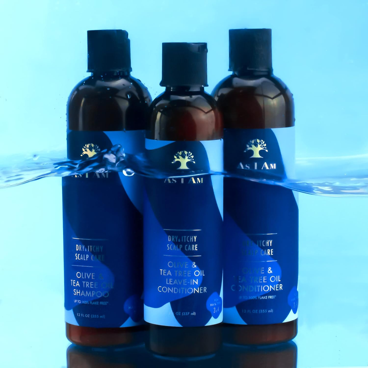 As I Am Dry & Itchy Dandruff Shampoo Olive & Tea Tree Oil 355Ml (12Floz) image number 5