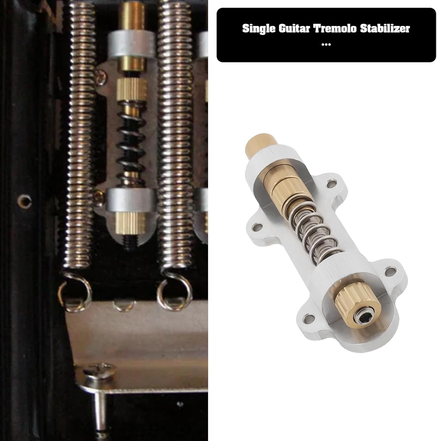 1Pc Guitar Brass Tremolo Stabilizer Tremolo Arming Adjuster for Tremolo Bridge Systems Compatible with Floyd Rose Compatible with Fender Compatible with Gotoh (Single) image number 6