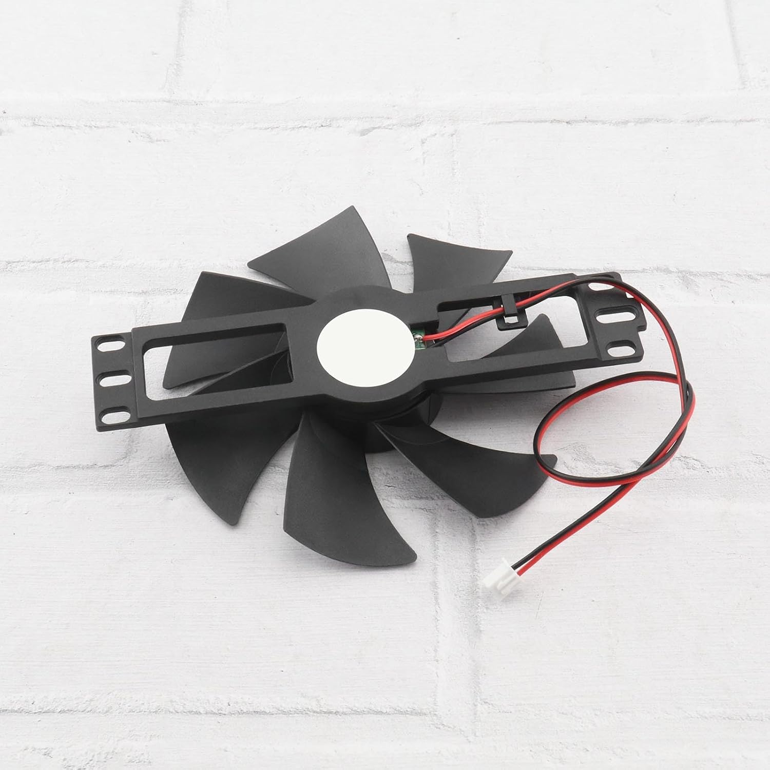 Ecsing Induction Cooker Fan 18V Kitchen Fan Total Length 14.4Cm Fan Blade Diameter 11Cm Hole Diameter 2.3Cm Wire Length 30Cm Low Noise Universal Fan Black image number 6