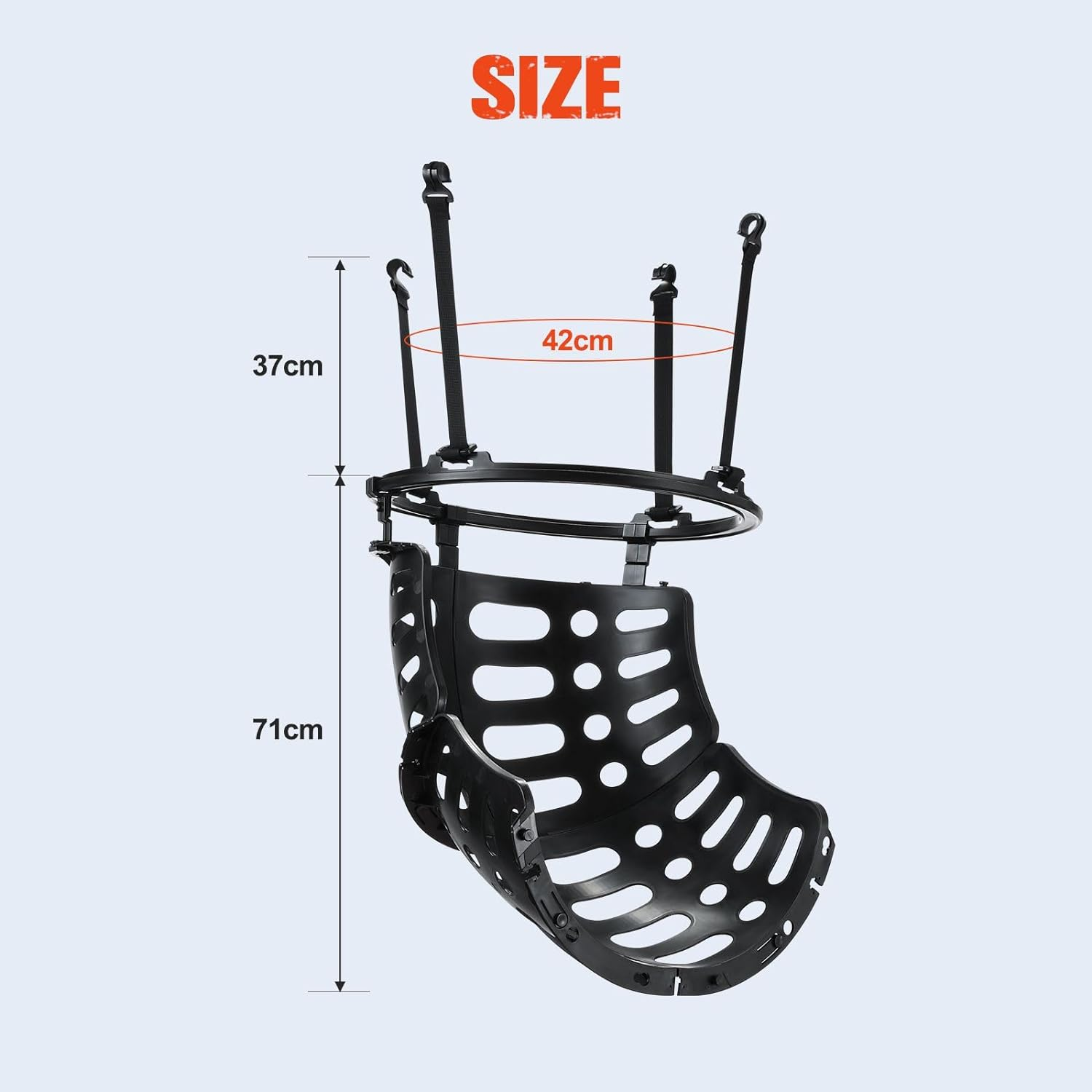 Genki Basketball Return Attachment Solo Training Equipment Set Include Portable 360 Degree Rotatable Basketball Shot Return System Basketball for Youth Adults image number 5