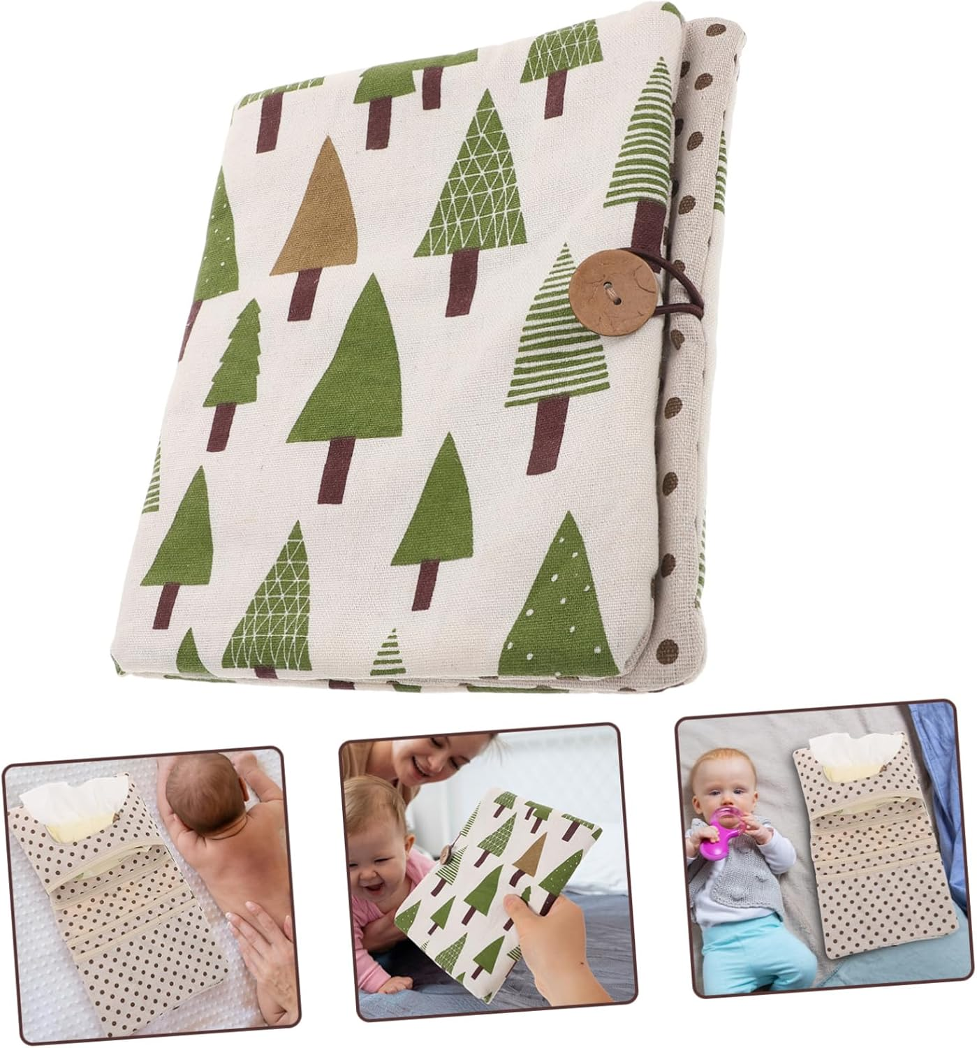 Toyvian Compact Diaper Organizer Bag for Wet Dry Storage Travel Laundry Bag Design image number 3