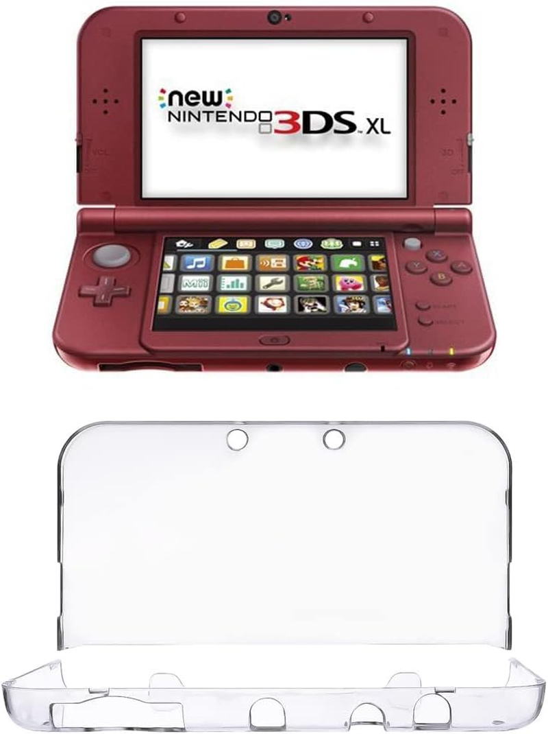 New 3DS XL Case - Ultra Clear Crystal Transparent Hard Shell Protective Case Cover Skin for New 2015 Nintendo 3DS XL LL - [New Modified Hinge-Less Design] image number 4