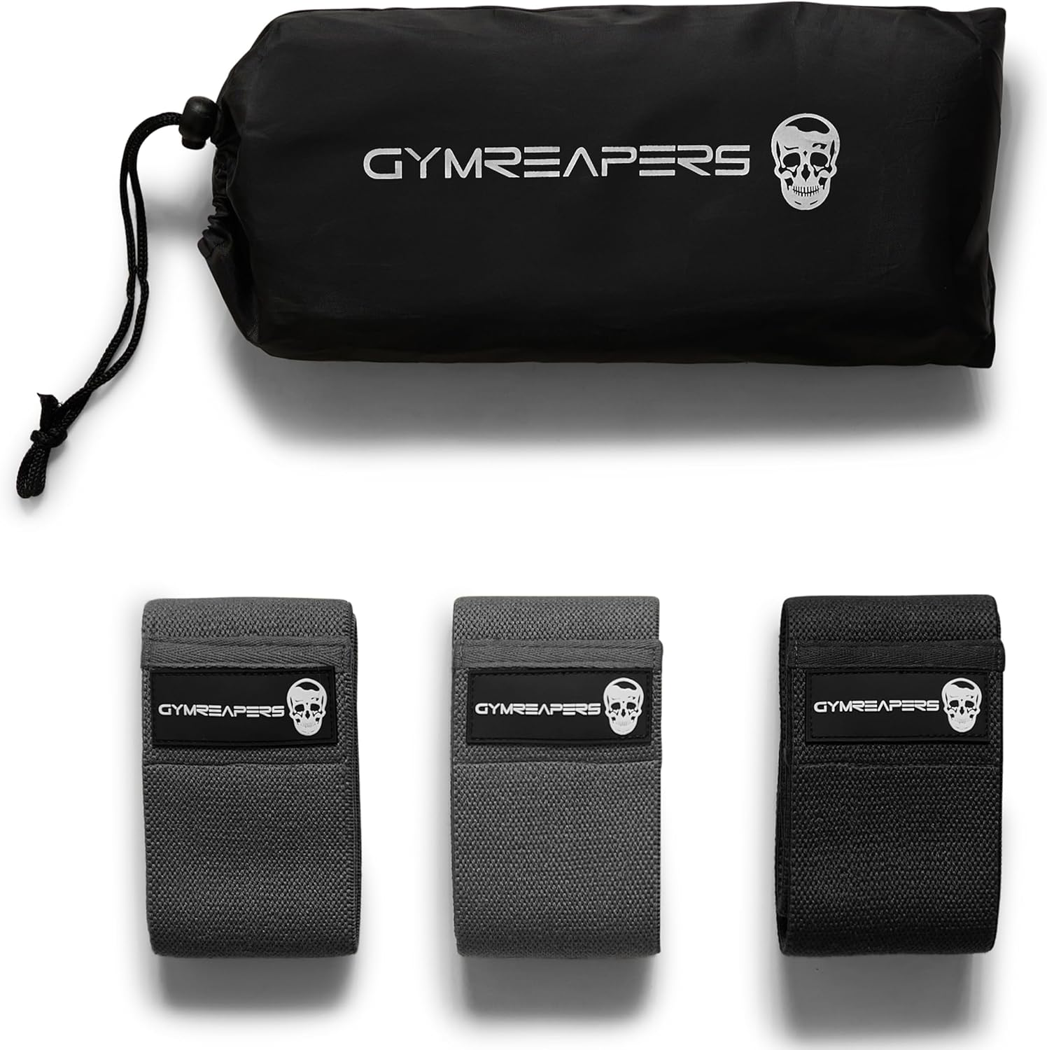 Hip Bands for Booty Workouts | Non Slip Fabric Band Set with 3 Levels - Resistance Bands for Legs & Hip - for Men & Women