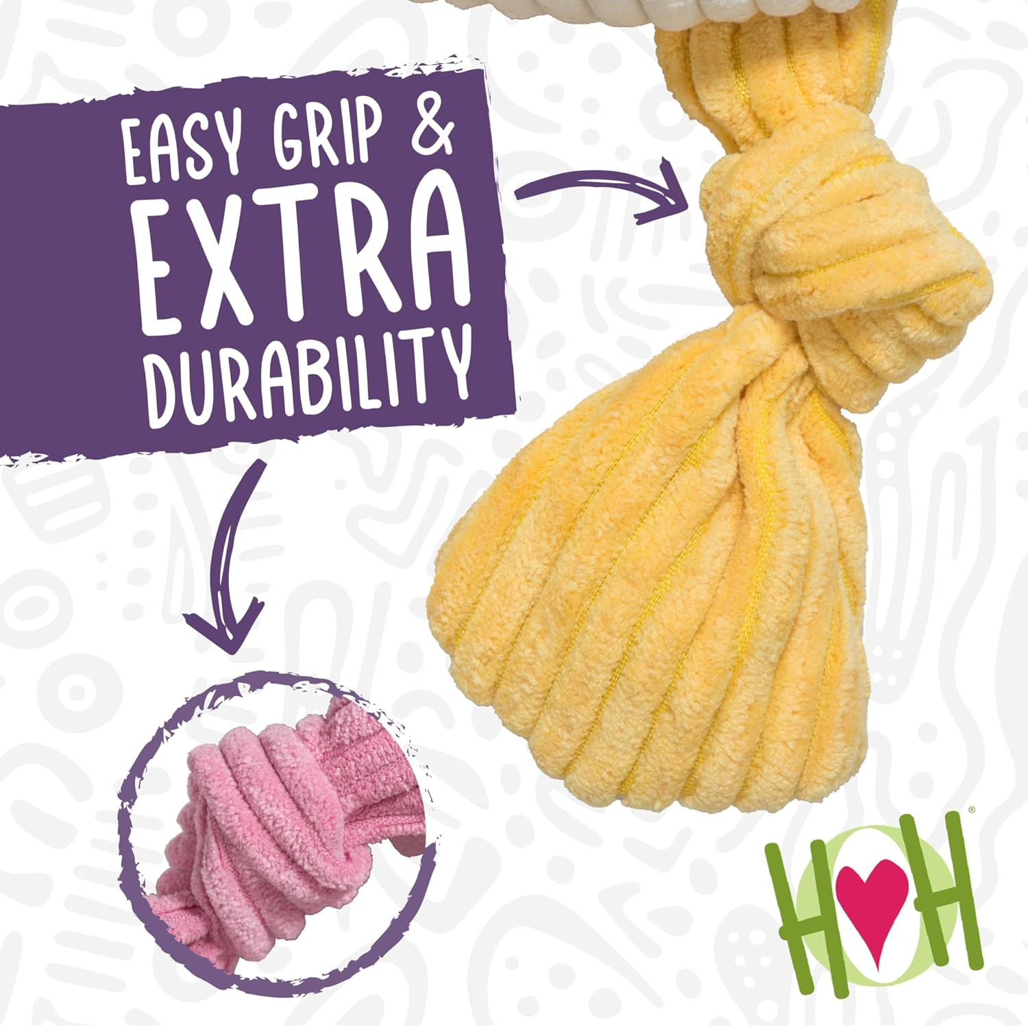 Hugglehounds Knotties Dog Toys for Large Dogs - Plush Dog Toy for Aggressive Chewers - Squeaky Interactive Puppy Toys - Soft yet Tough, Durable Stuffed Pet Chew Toy for All Breeds| Large Manny Moose