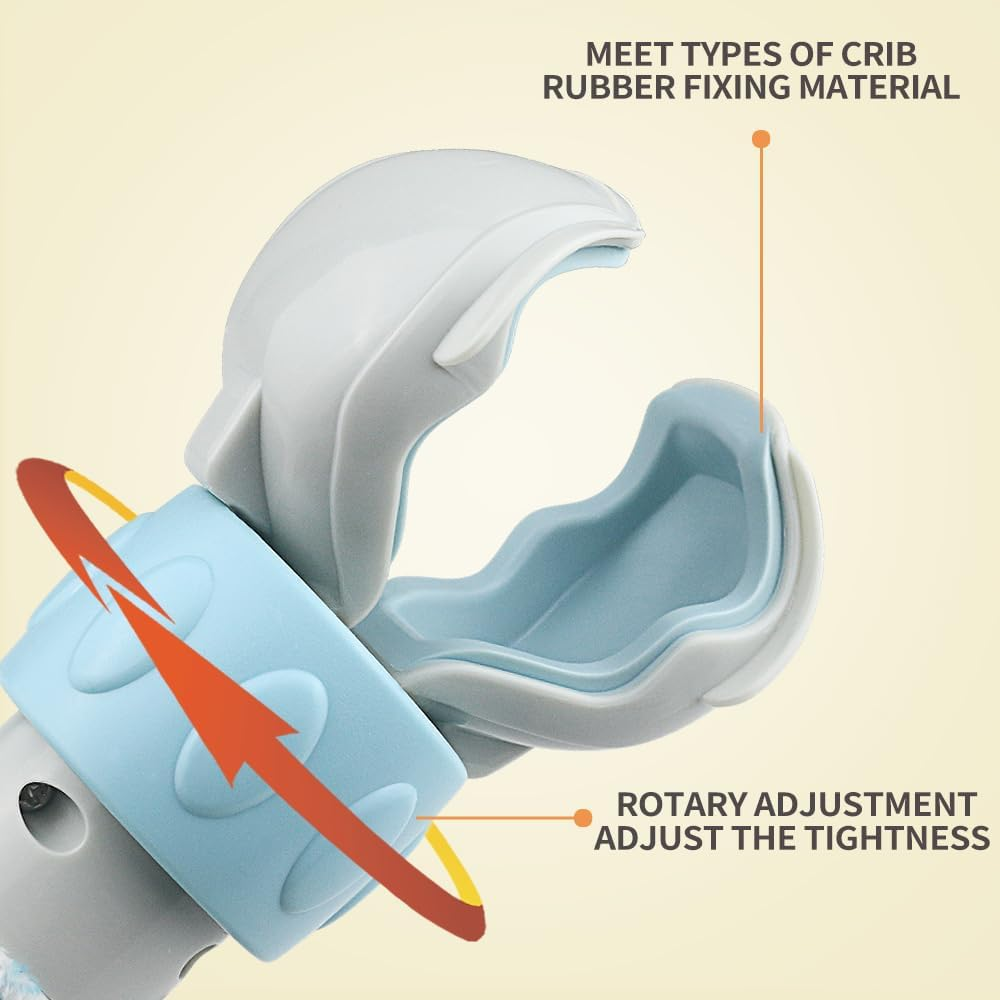 Baby Arch Baby Pram Toys, High-Contrast Black & White with Stretch & Spiral Hanging Activity Set, Infant Stroller Arch Toy, 0-36 Months (Fox) image number 3