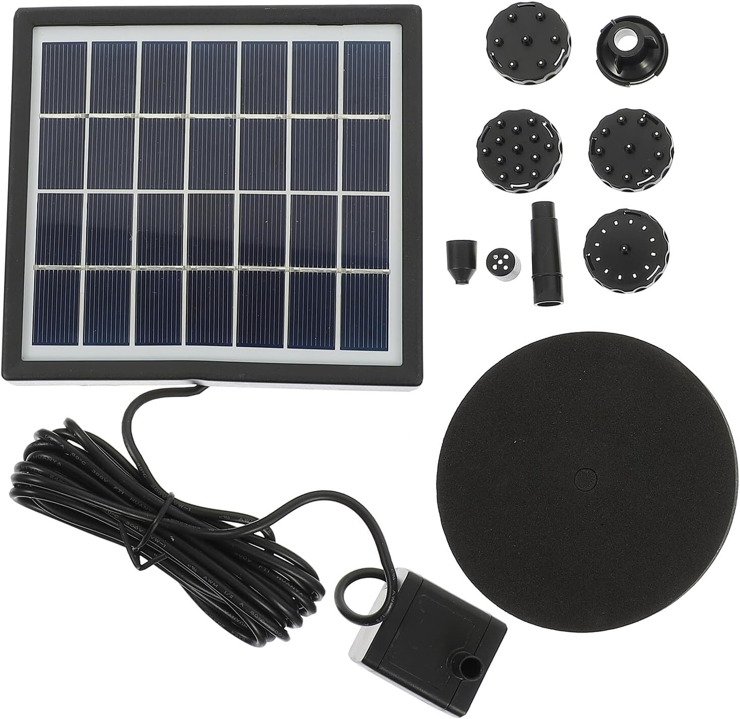 Solar-Powered Garden Fountain Pump for Birdbath and Outdoor Ponds Floating Water Pump with Easy Maintenance for Patio and Lawn Decoration image number 1