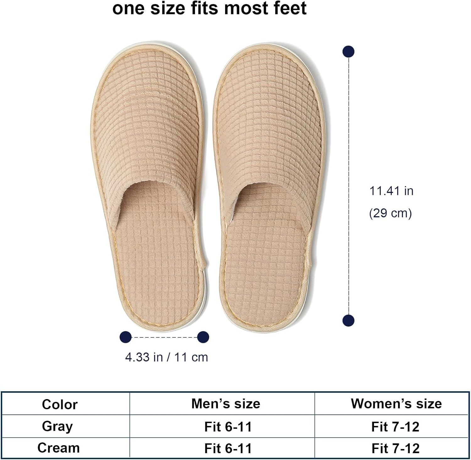 12 Pairs Disposable SPA Slippers for Guests, Soft Hotel Slippers Polar Fleece, Washable Reusable House Slippers Unisex,For Wedding Party Bedroom Travel image number 5